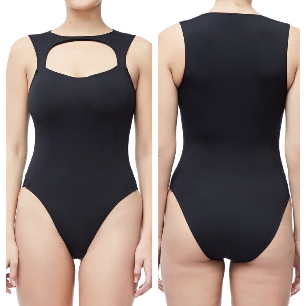 Good American Good Body Sporty Cutout bodysuit
